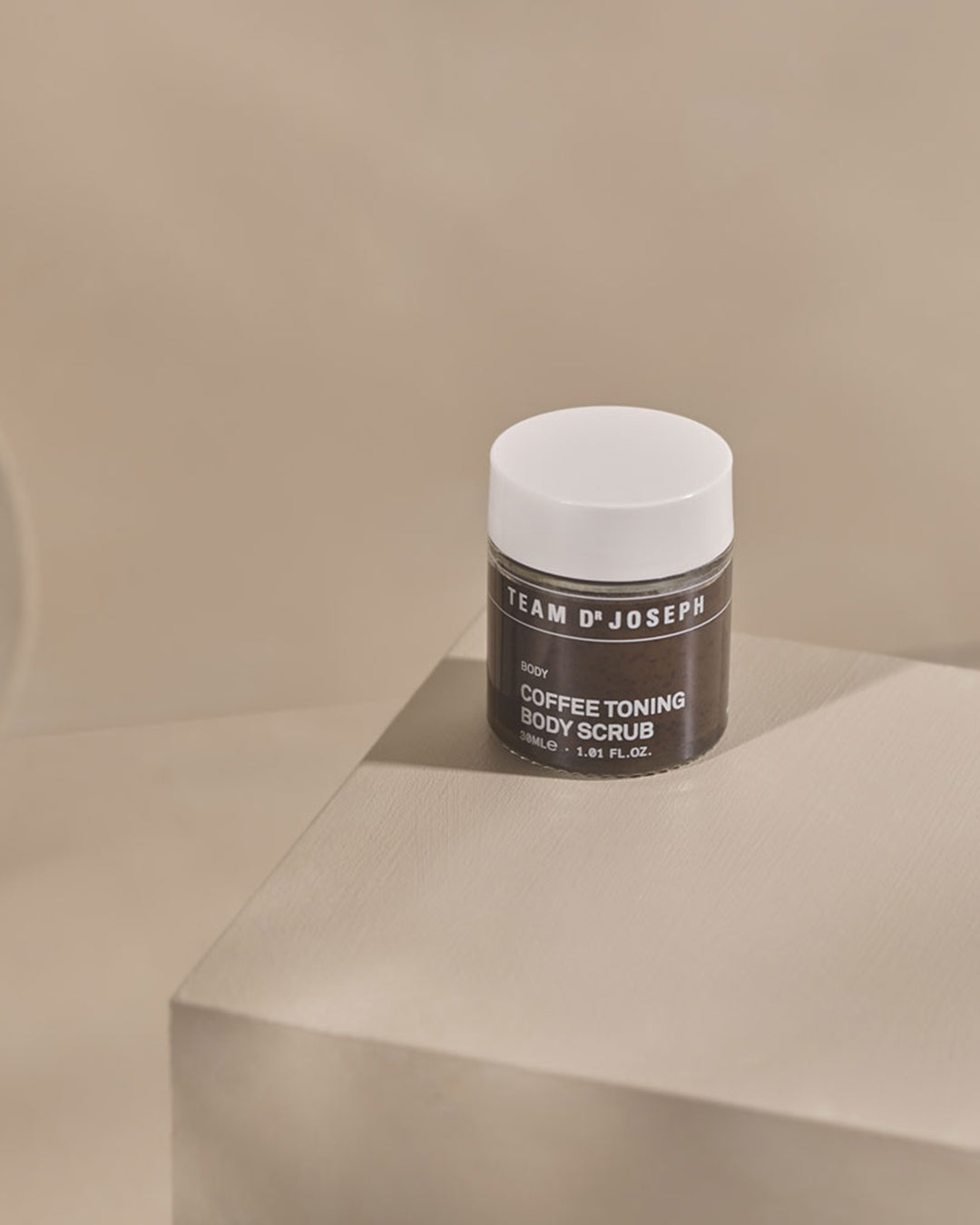 Coffee toning body scrub