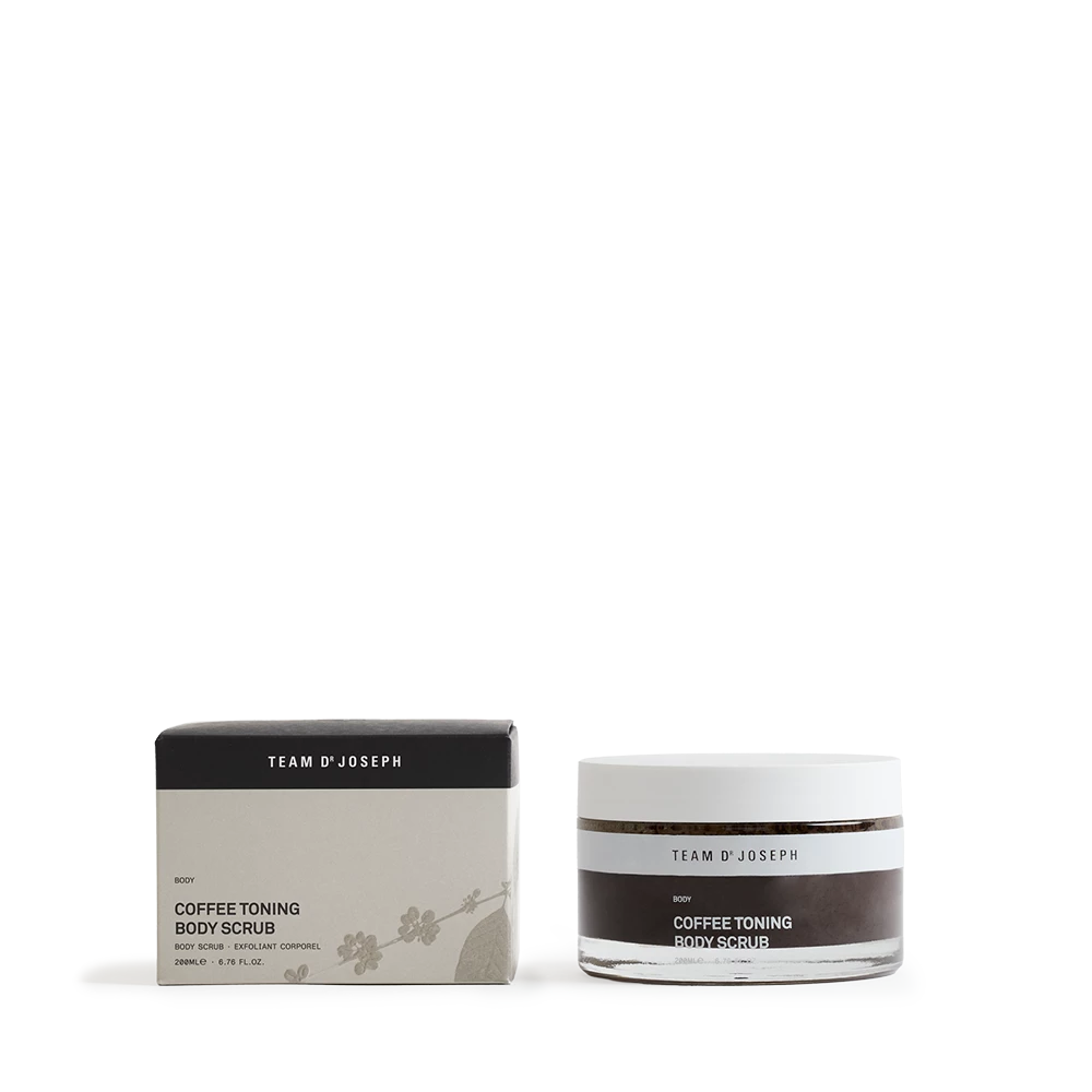 Coffee toning body scrub